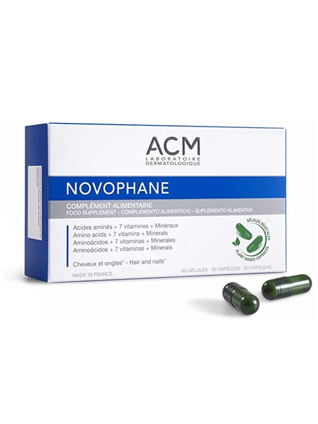 ACM Novophane Caps hair and nail<br>که پسولی تایبه ت به به هیزکردنی قژ و نینوک